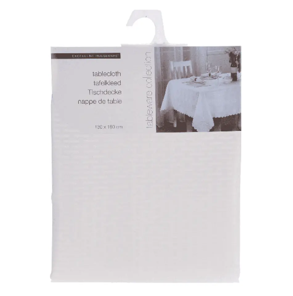 Tablecloth for rectangular table 180x130cm cream at Wasserman.eu