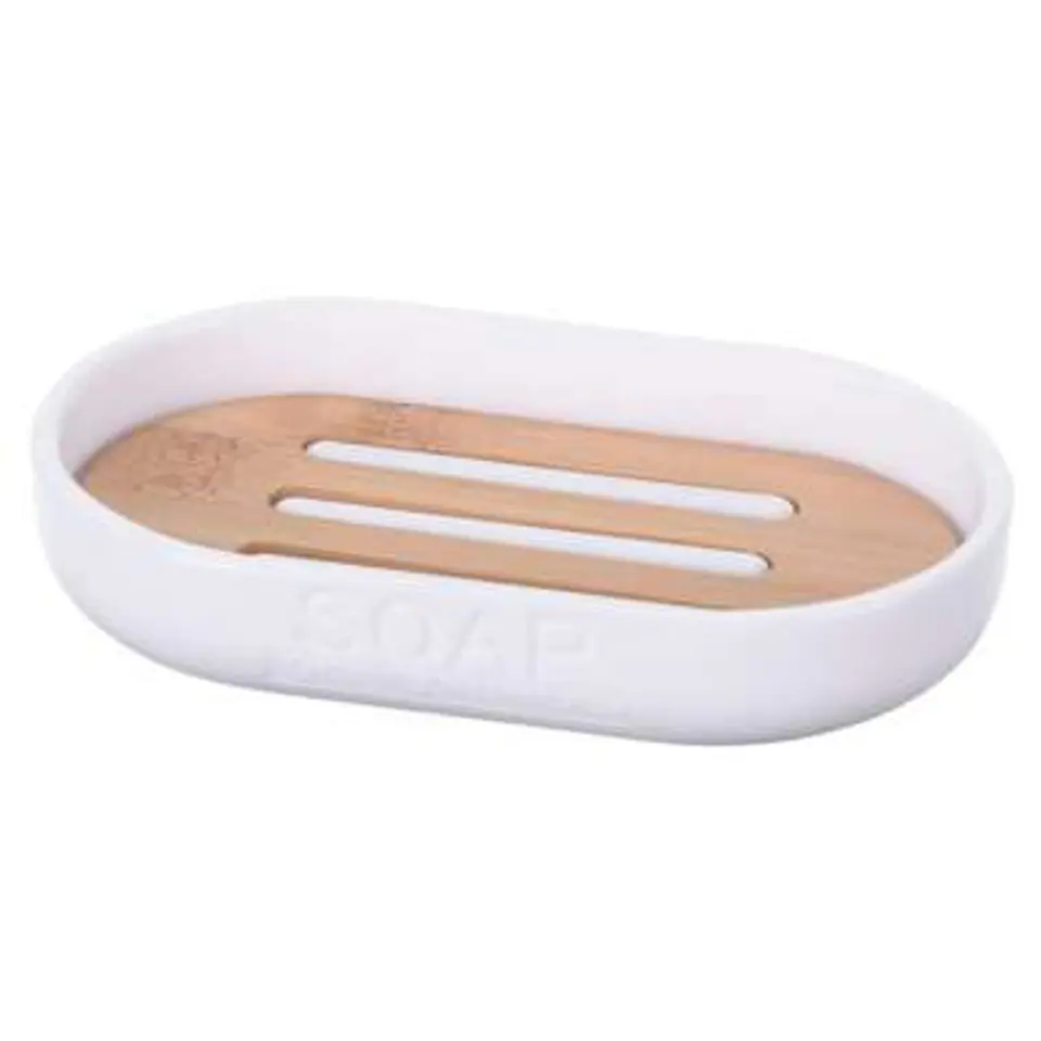 ⁨White Soap Soap Dish⁩ at Wasserman.eu