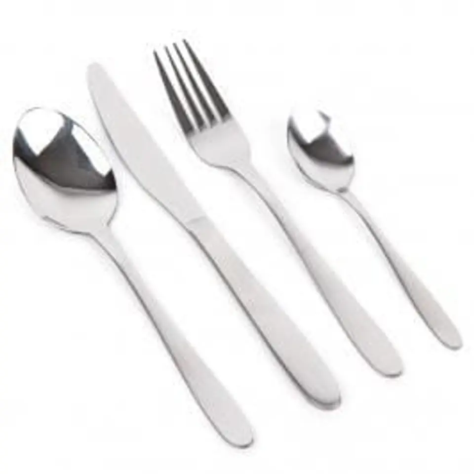 ⁨Cutlery set 16 pieces stainless steel⁩ at Wasserman.eu