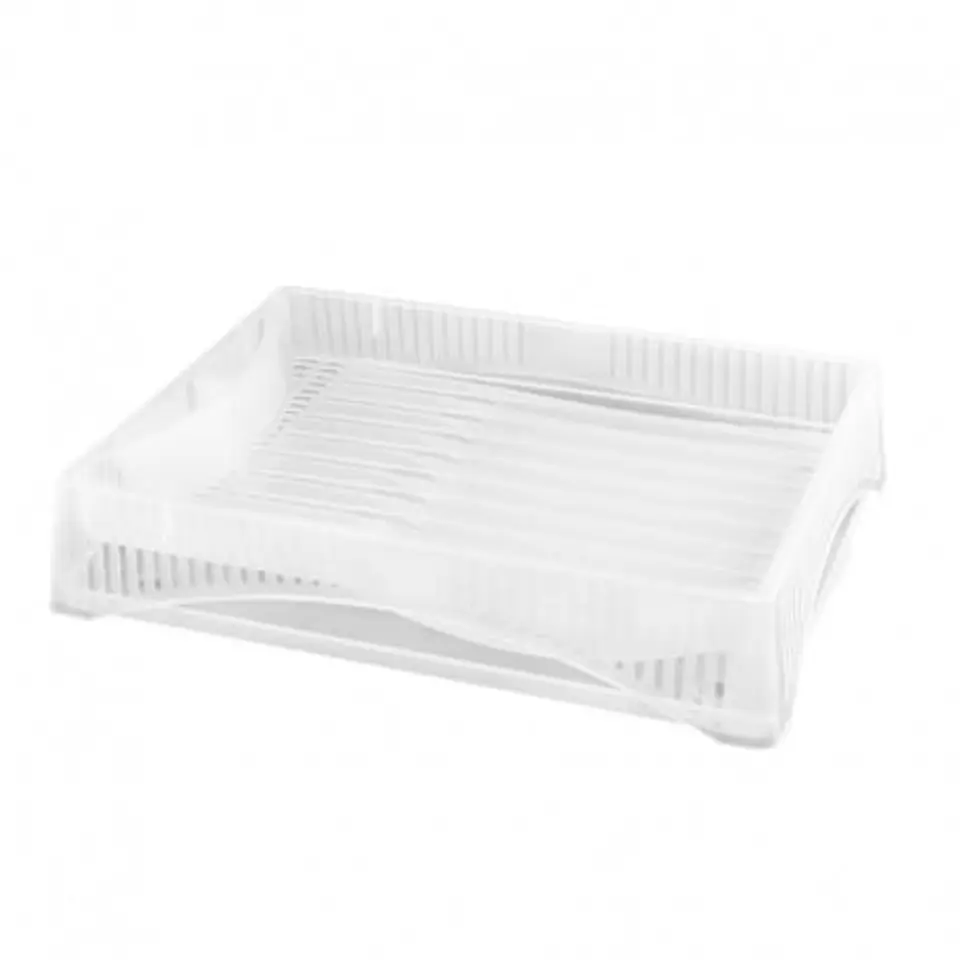 ⁨Dish dryer with tray drainer ELBA white 40x30x8cm⁩ at Wasserman.eu