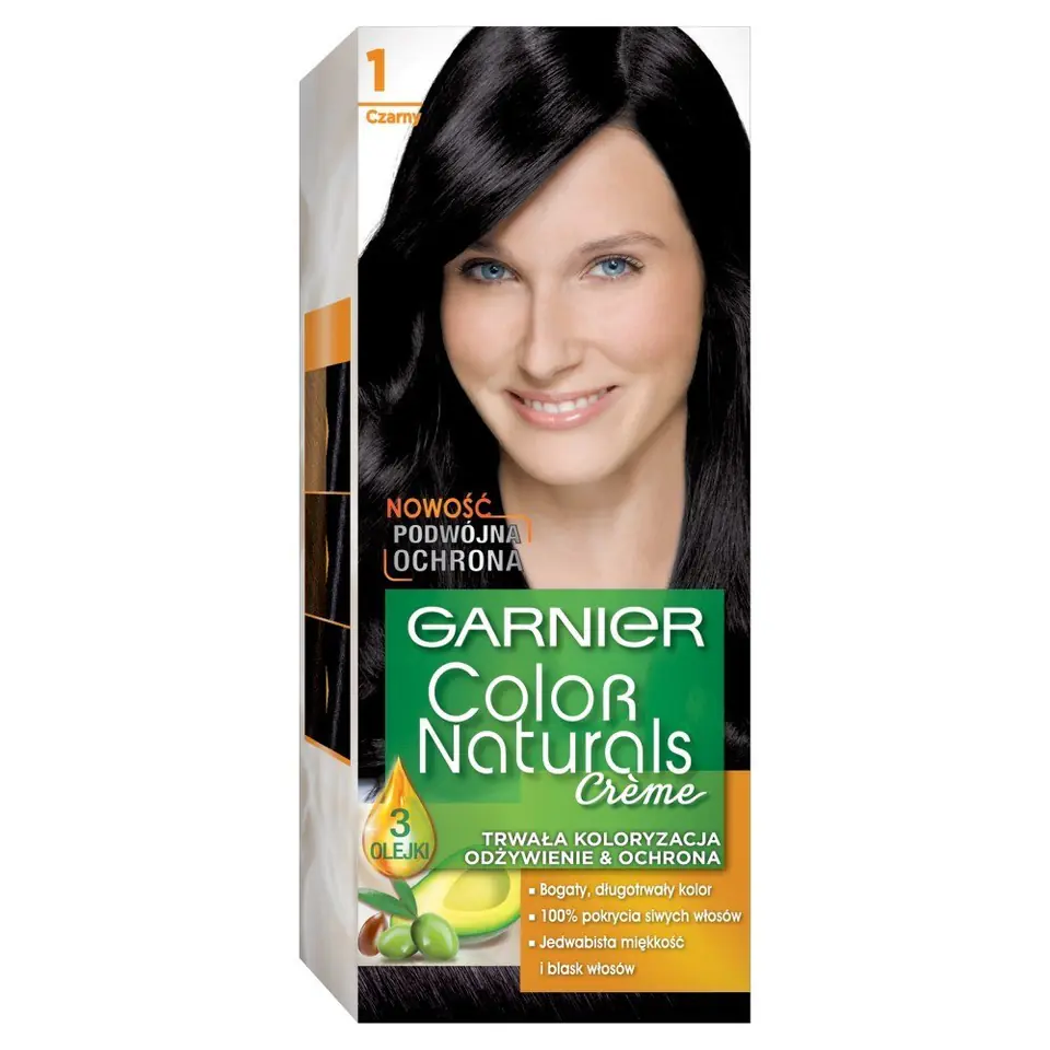 ⁨Garnier Color Naturals Krem koloryzujący nr 1 Czarny 1op⁩ w sklepie Wasserman.eu