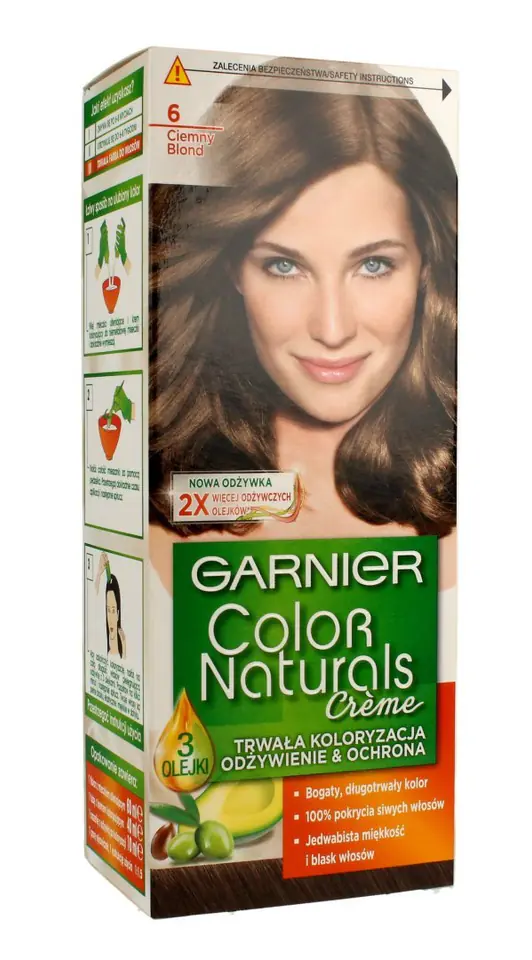 ⁨Garnier Color Naturals Krem koloryzujący nr 6 Ciemny Blond 1op⁩ w sklepie Wasserman.eu