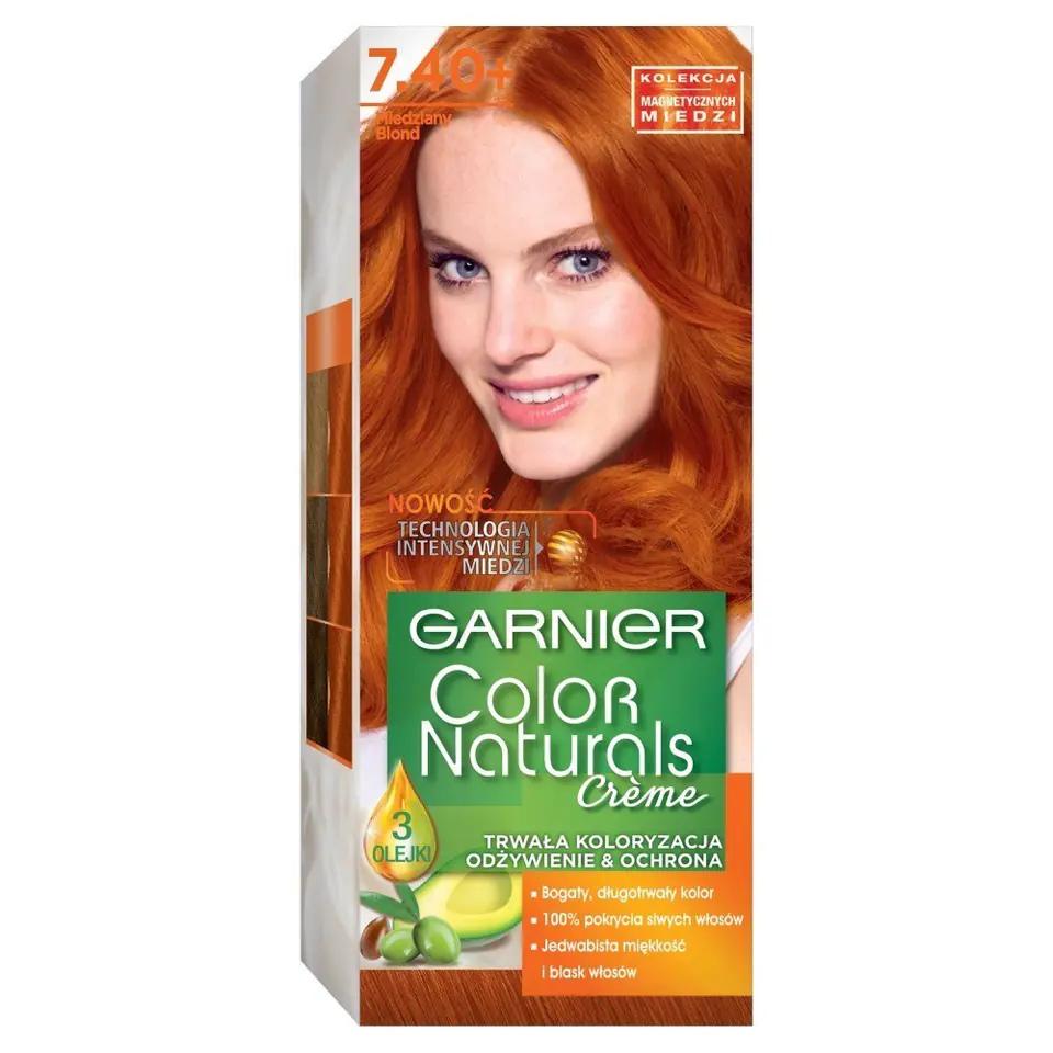 ⁨Garnier Color Naturals Color Cream No. 7.40 Copper Blond 1op⁩ at Wasserman.eu