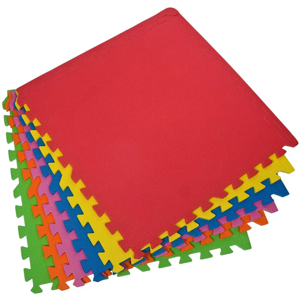 MATA PUZZLE PIANKOWE EVA 60X60 KPL. 6SZT 10MM ENERO MIX KOLOR w sklepie Wasserman.eu