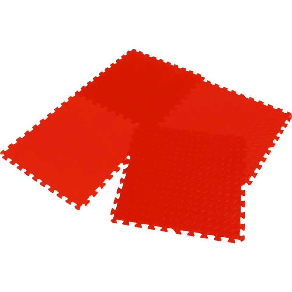 MATA PUZZLE PIANKOWE EVA 60X60 KPL. 4SZT 12MM ENERO CZERWONA w sklepie Wasserman.eu