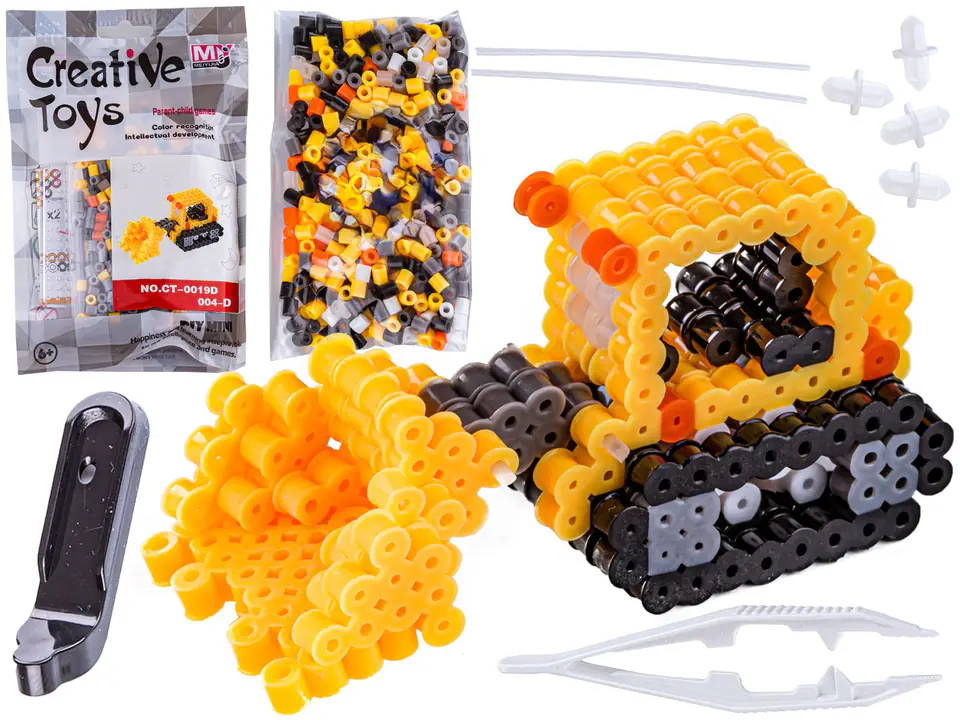 ⁨Ironing beads 3D VERSION, BULLDOZER, SPYCH, SACHET, IRONING⁩ at Wasserman.eu