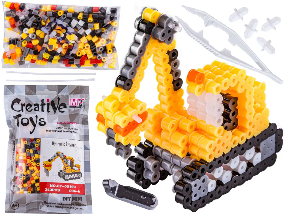 ⁨3D Ironing Beads, Hammer Excavator, Sachet, Ironing⁩ at Wasserman.eu