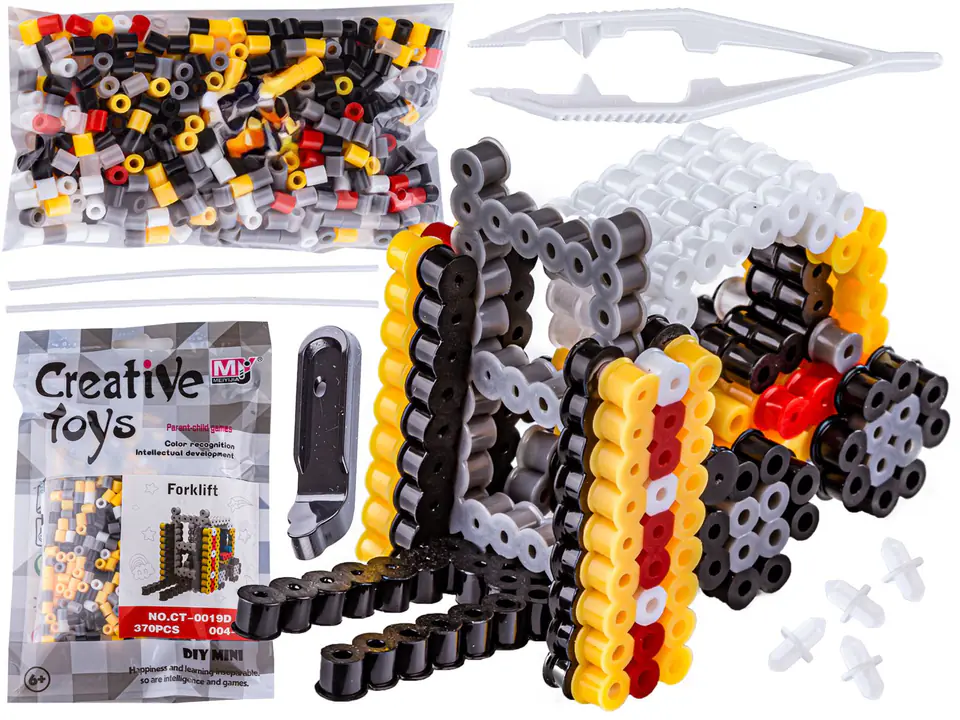 ⁨Ironing beads 3D version, forklift, forklift, sachet, ironing⁩ at Wasserman.eu