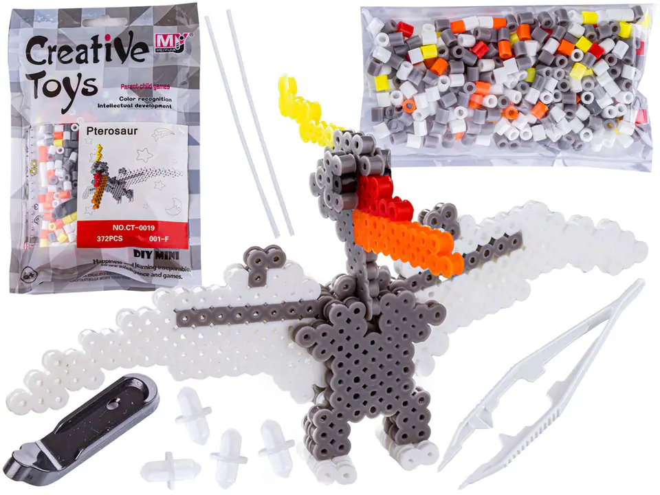 ⁨3D Ironing Beads, PTERODACTYL, Dinosaur, Sachet, Ironing⁩ at Wasserman.eu
