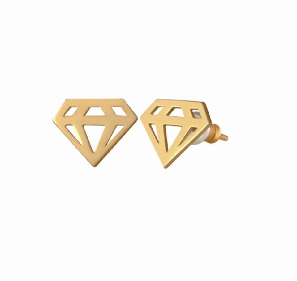 ⁨Diamond earrings (P14731AU)⁩ at Wasserman.eu