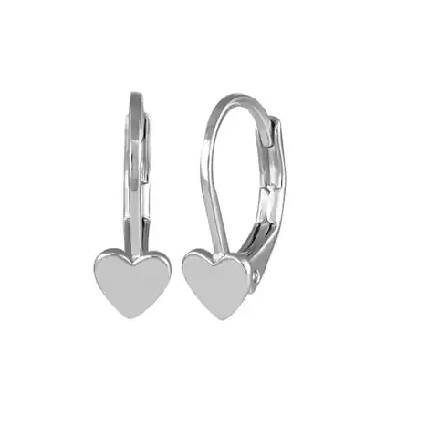 ⁨Earrings with hearts (P14769AG)⁩ at Wasserman.eu