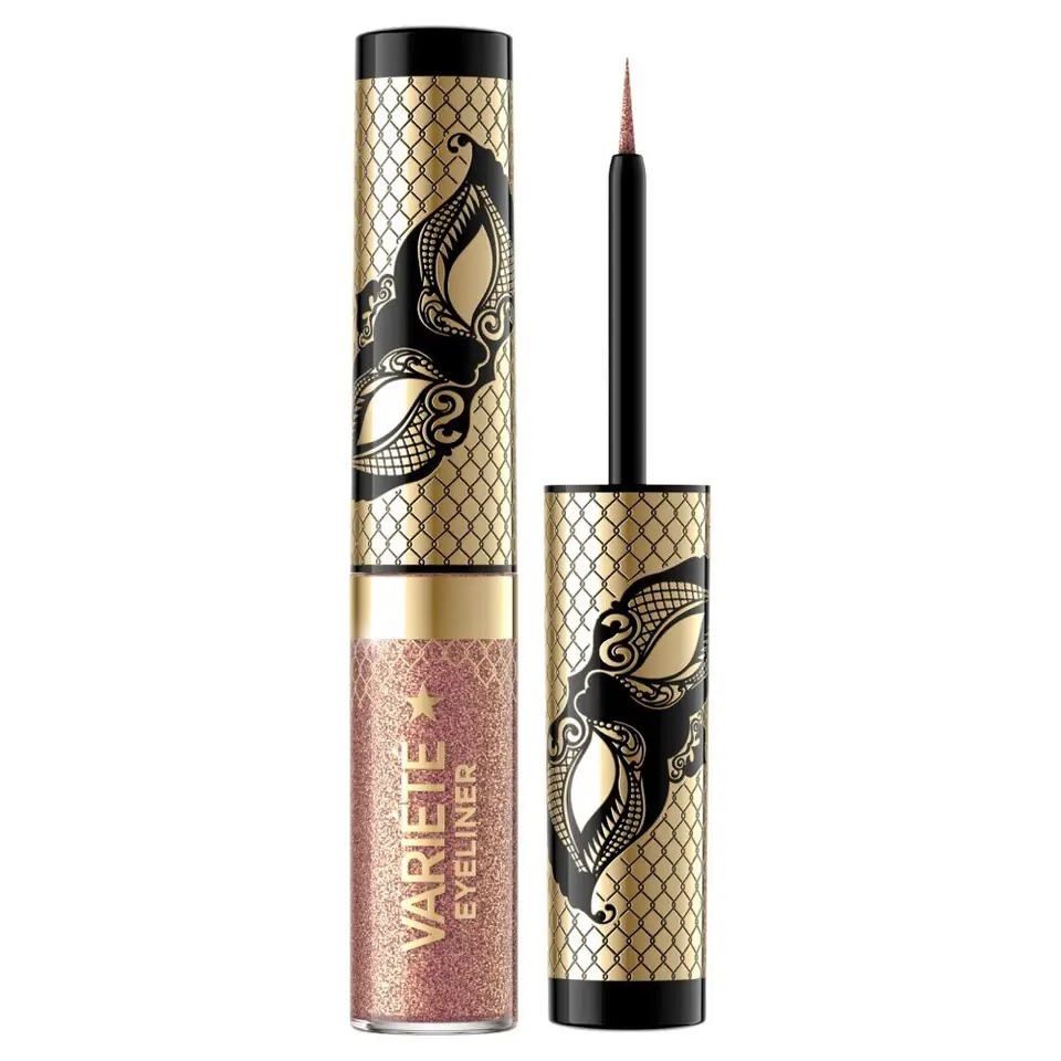 ⁨EVELINE Variete Kolorowy Eyeliner w kałamarzu - 01 Sparkle Gold 4ml⁩ w sklepie Wasserman.eu