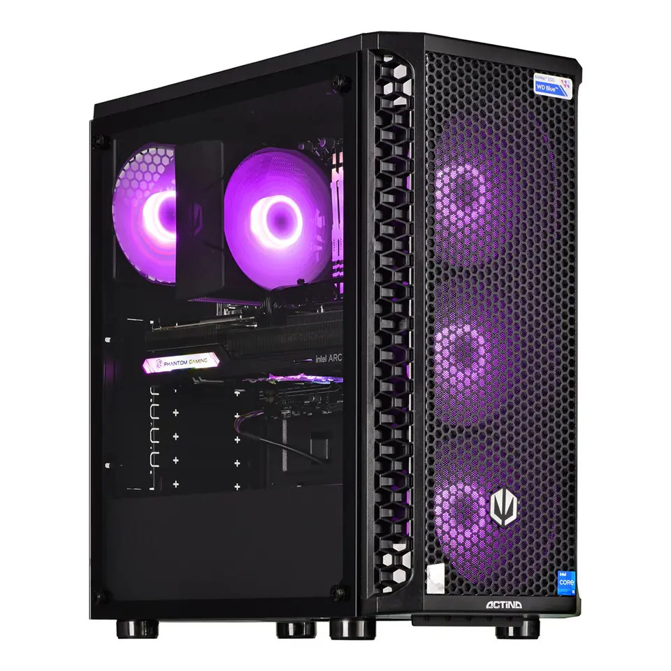 ⁨Actina 5901443334026 PC AMD Ryzen™ 5 5600 32 GB DDR4-SDRAM 1 TB SSD AMD Radeon RX 6700 XT Midi Tower Black⁩ at Wasserman.eu