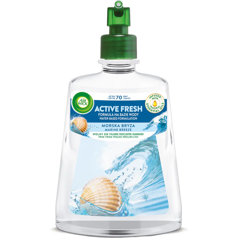 ⁨Odświeżacz Air Wick Active Fresh wkład 228ml Morska Bryza *10059⁩ w sklepie Wasserman.eu