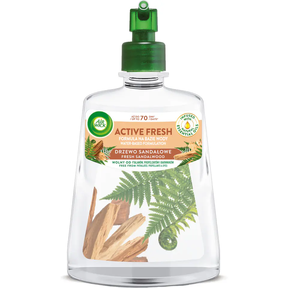 ⁨Odświeżacz Air Wick Active Fresh wkład 228ml Drzewo Sandałowe *10080⁩ w sklepie Wasserman.eu