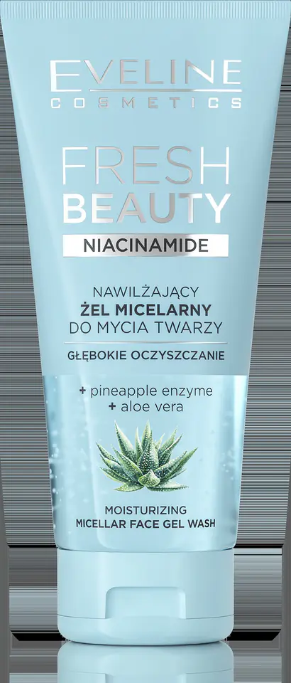 ⁨EVELINE FRESH BEAUTY Żel d/mycia twarzy Niacynamid⁩ w sklepie Wasserman.eu