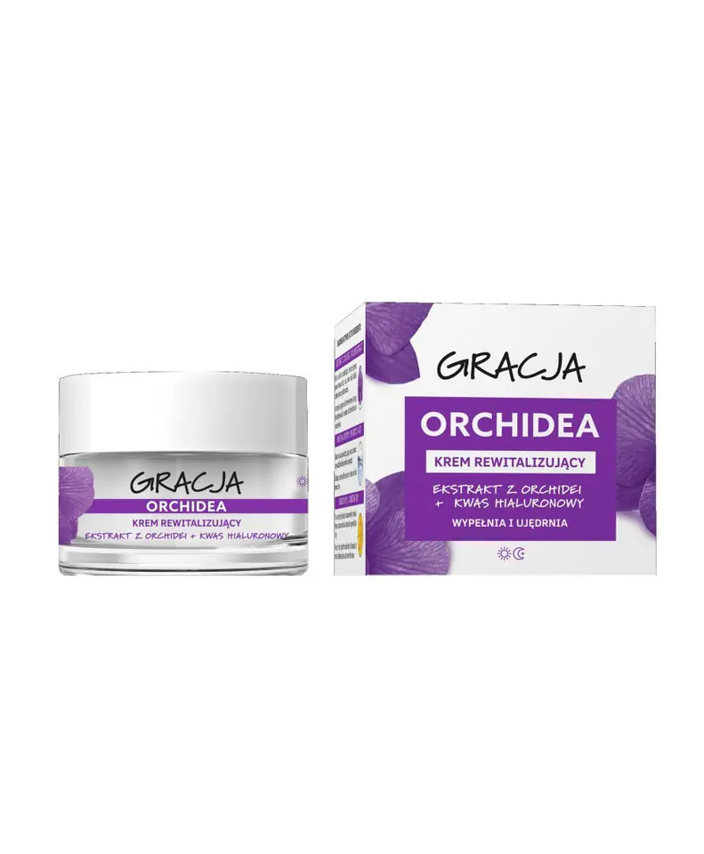 ⁨Gracja Krem orchidea na dzień i na noc rewitalizujący 50ml⁩ w sklepie Wasserman.eu