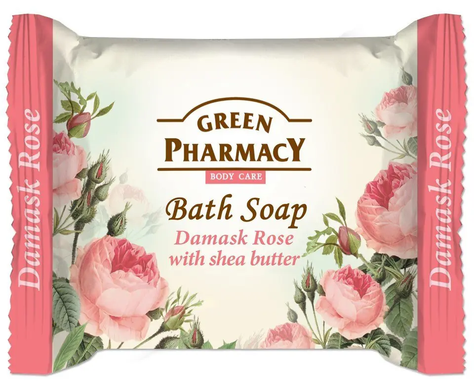 ⁨Green Pharmacy Body Care Mydło w kostce Damask Rose 100g⁩ w sklepie Wasserman.eu