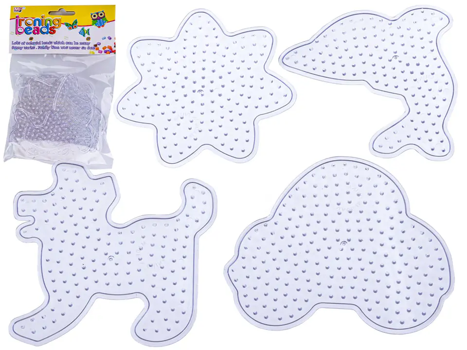 ⁨Template For Ironing Machines, Stand 4 Patterns, AUTKO FLOWER DOLPHIN DOG Press beads For Ironing⁩ at Wasserman.eu