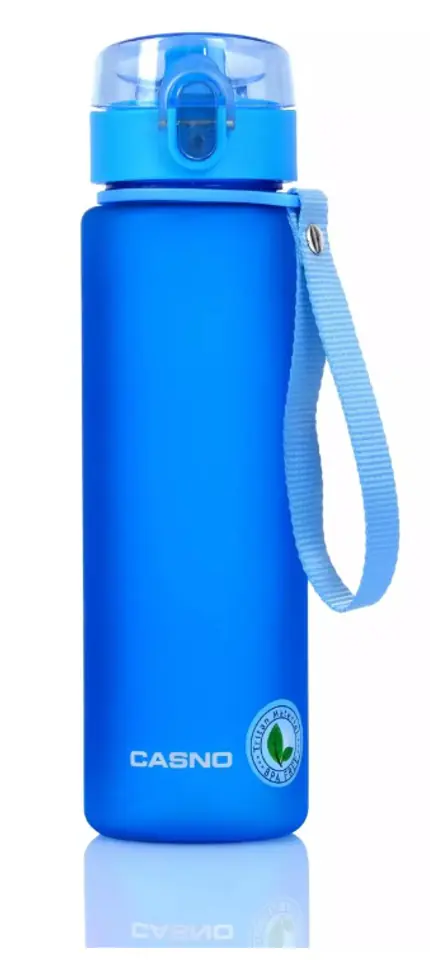 ⁨BUTELKA TRITANOWA CASNO MISSOURI 560 ML NIEBIESKA⁩ w sklepie Wasserman.eu