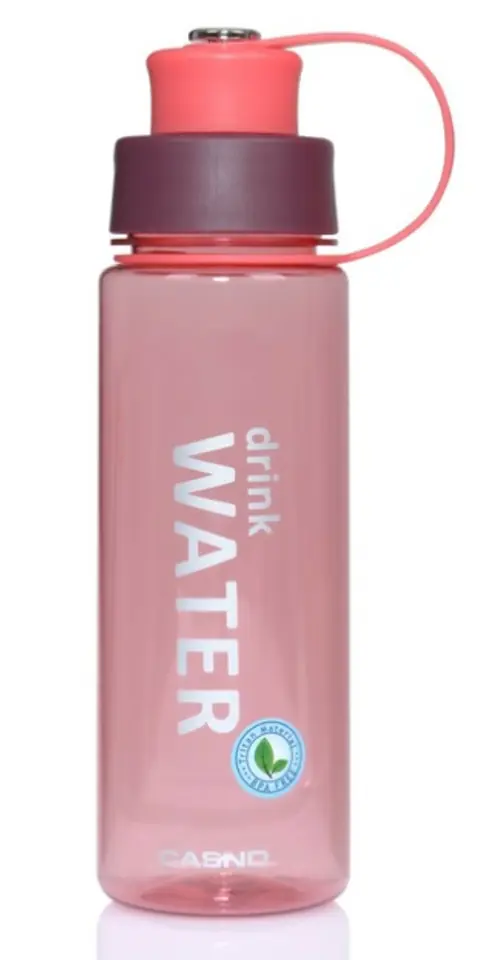 ⁨BUTELKA NA WODĘ CASNO OHIO CLEAR 1000 ML CZERWONA⁩ w sklepie Wasserman.eu