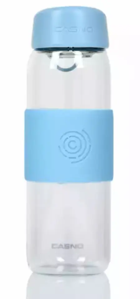 ⁨BUTELKA SZKLANA NA WODĘ CASNO MICHIGAN 600 ML NIEBIESKA⁩ w sklepie Wasserman.eu