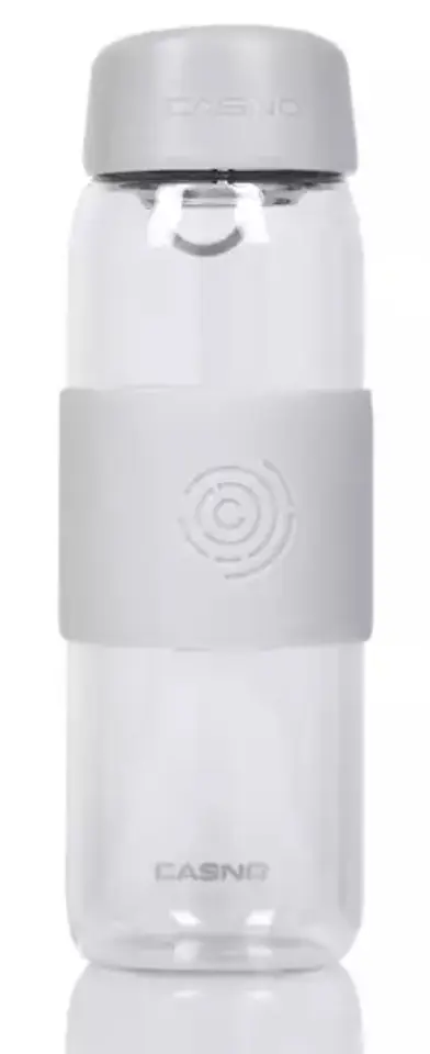 ⁨BUTELKA SZKLANA NA WODĘ CASNO MICHIGAN 600 ML SZARA⁩ w sklepie Wasserman.eu