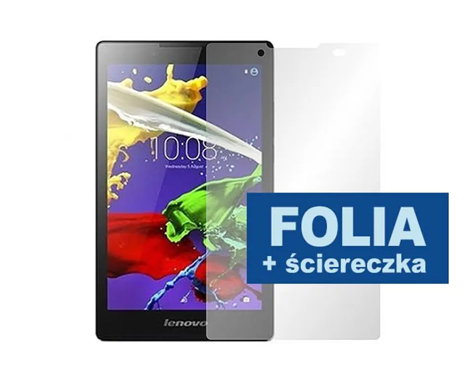 ⁨Folia ochronna na ekran do Lenovo Tab 2 A8-50 F L / Tab 3 8.0⁩ w sklepie Wasserman.eu