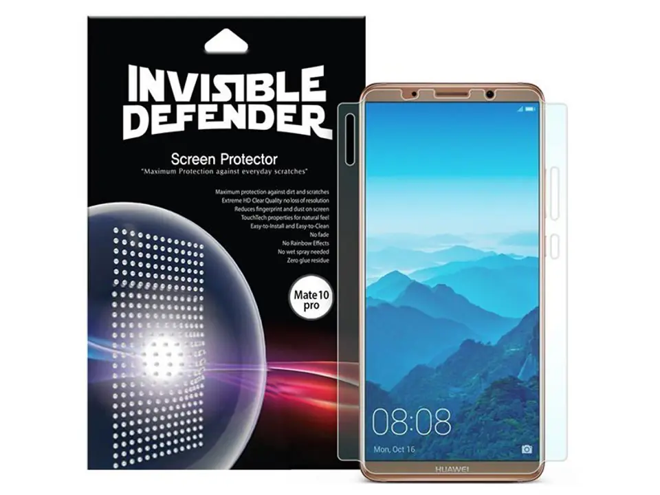 ⁨2x Folia 3D Ringke Invisible Defender Huawei Mate 10 Pro⁩ w sklepie Wasserman.eu
