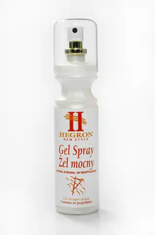 ⁨Hegron Styling Żel spray do modelowania włosów extra mocny 300ml⁩ w sklepie Wasserman.eu