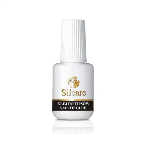 ⁨Silcare Tip Glue with Brush Clear 7,5g⁩ at Wasserman.eu