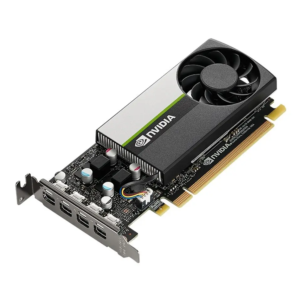 ⁨PNY VCNT1000-SB NVIDIA T1000 4GB GDDR6 4x MINI DISPLAYPORT PCI EXPRESS 3.0 LP - ATX BRACKET SMALL BOX⁩ at Wasserman.eu