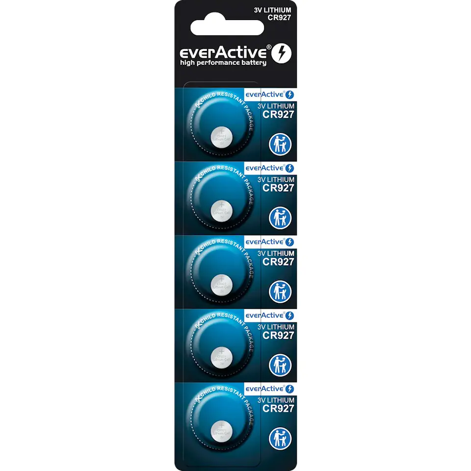 ⁨Bateria EVERACTIVE CR927 3V litowa blister (5szt)⁩ w sklepie Wasserman.eu