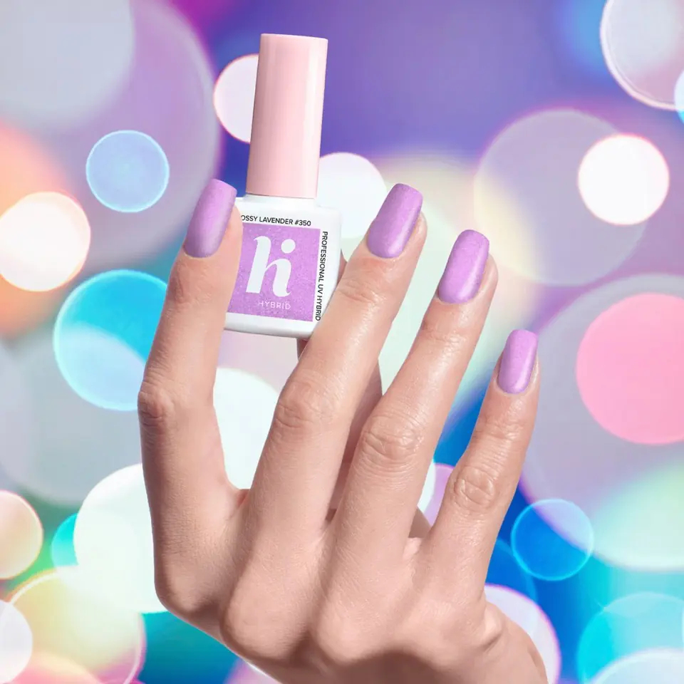 ⁨Hi Hybrid Hybrid polish no 350 Glossy Lavender 5ml⁩ at Wasserman.eu