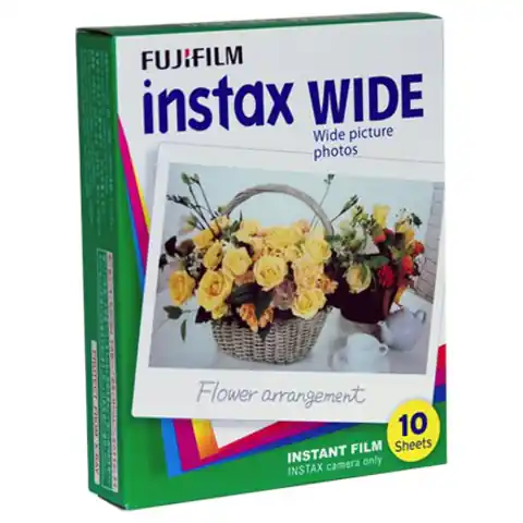 ⁨Fujifilm Instax Wide Glossy (10 pl) Ilość filmów 10, 108 x 86 mm⁩ w sklepie Wasserman.eu