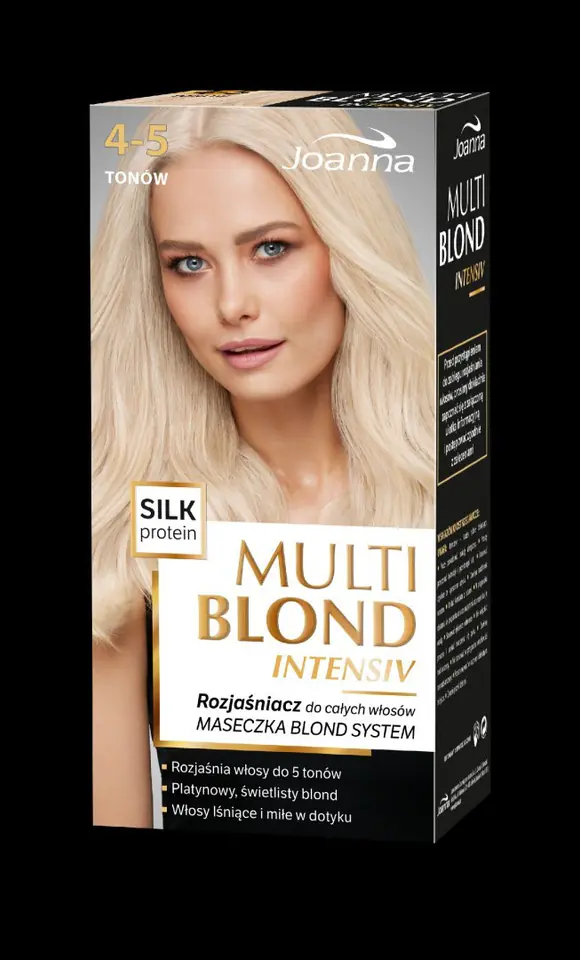 ⁨Joanna Multi Blond Intensiv Rozjaśniacz do całych włosów 4-5 tonów⁩ w sklepie Wasserman.eu