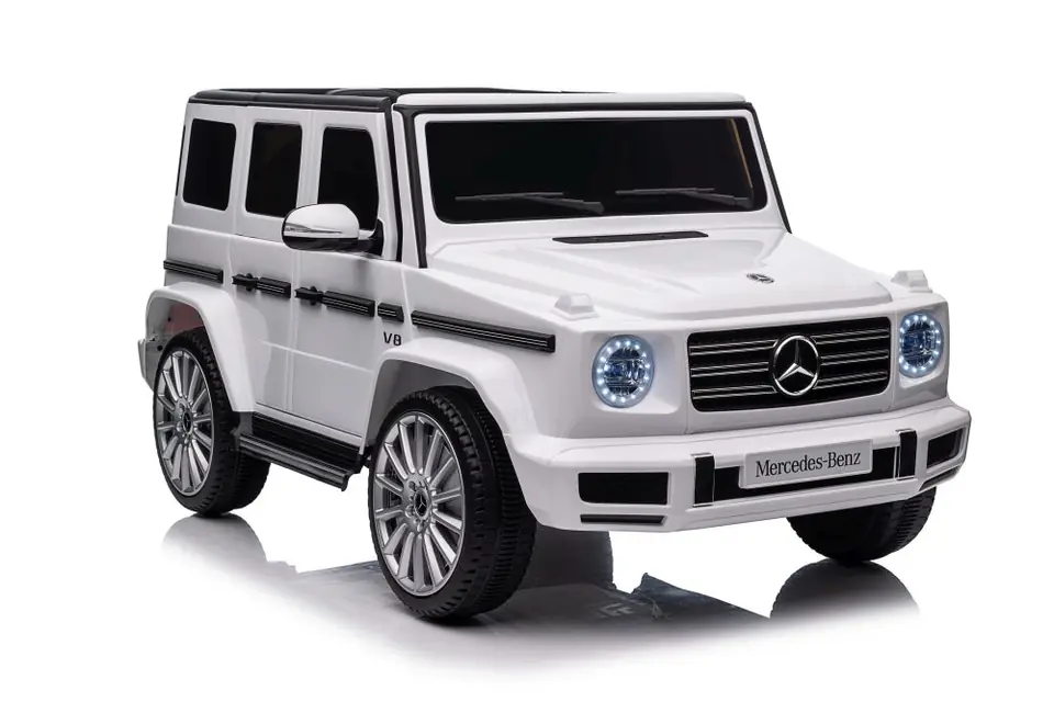 Pojazd Na Akumulator Mercedes G500 Biały 4x4 w sklepie Wasserman.eu