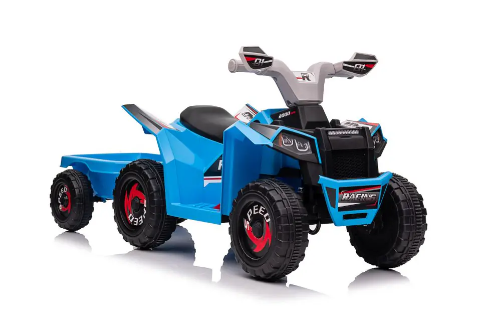 Quad Na Akumulator XMX630T Niebieski Z Przyczepą w sklepie Wasserman.eu