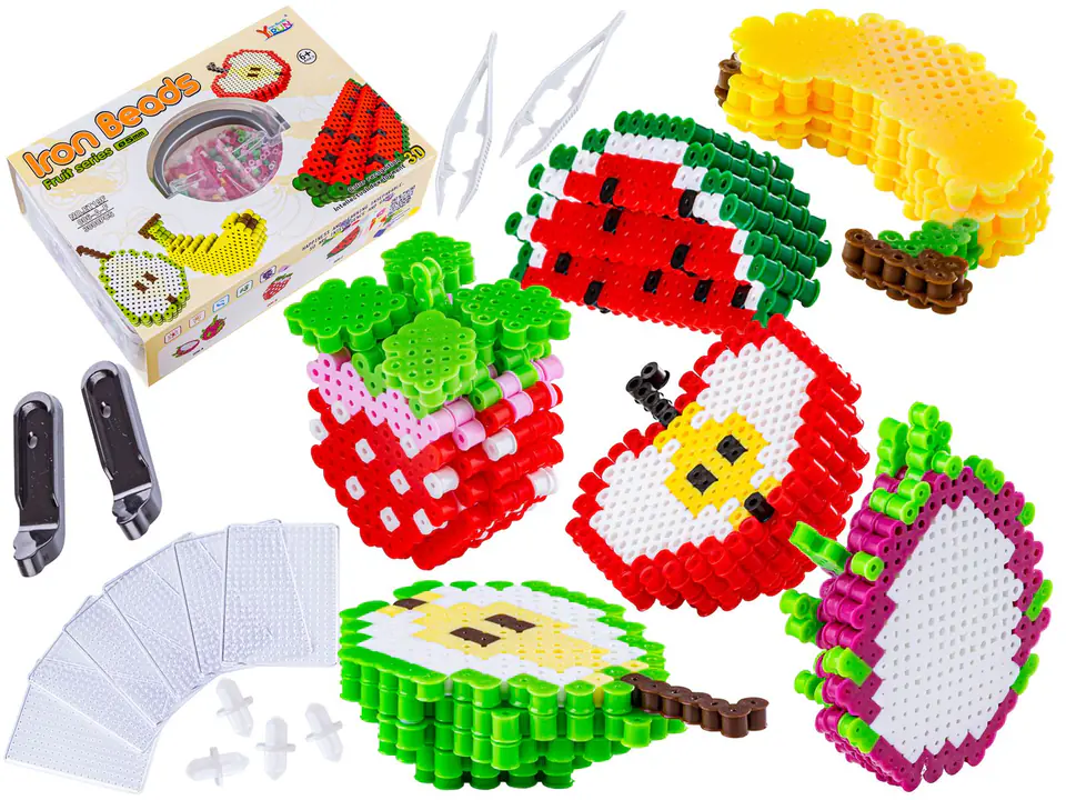 ⁨Ironing machine, Ironing beads, SET FRUIT 3D 3000 Pieces⁩ at Wasserman.eu