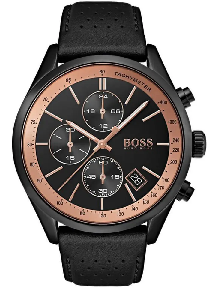 ⁨Zegarek Męski Hugo Boss Grand Prix 1513550 + BOX⁩ w sklepie Wasserman.eu