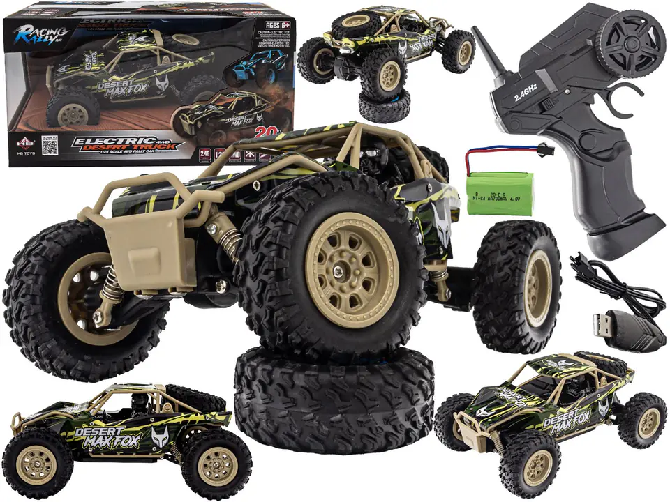 ⁨Car Desert Truck 4WD 2.4GHz 1:24 20km/h HB-SM2401⁩ at Wasserman.eu