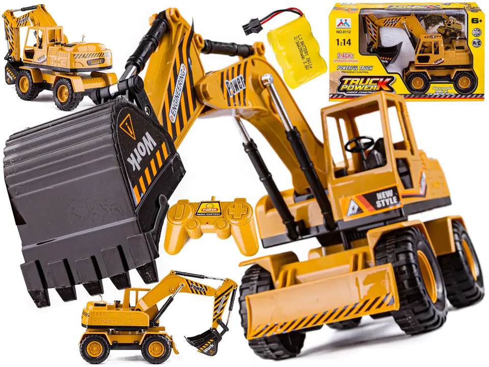 ⁨Construction Vehicle, Excavator Spych RC 1:14⁩ at Wasserman.eu