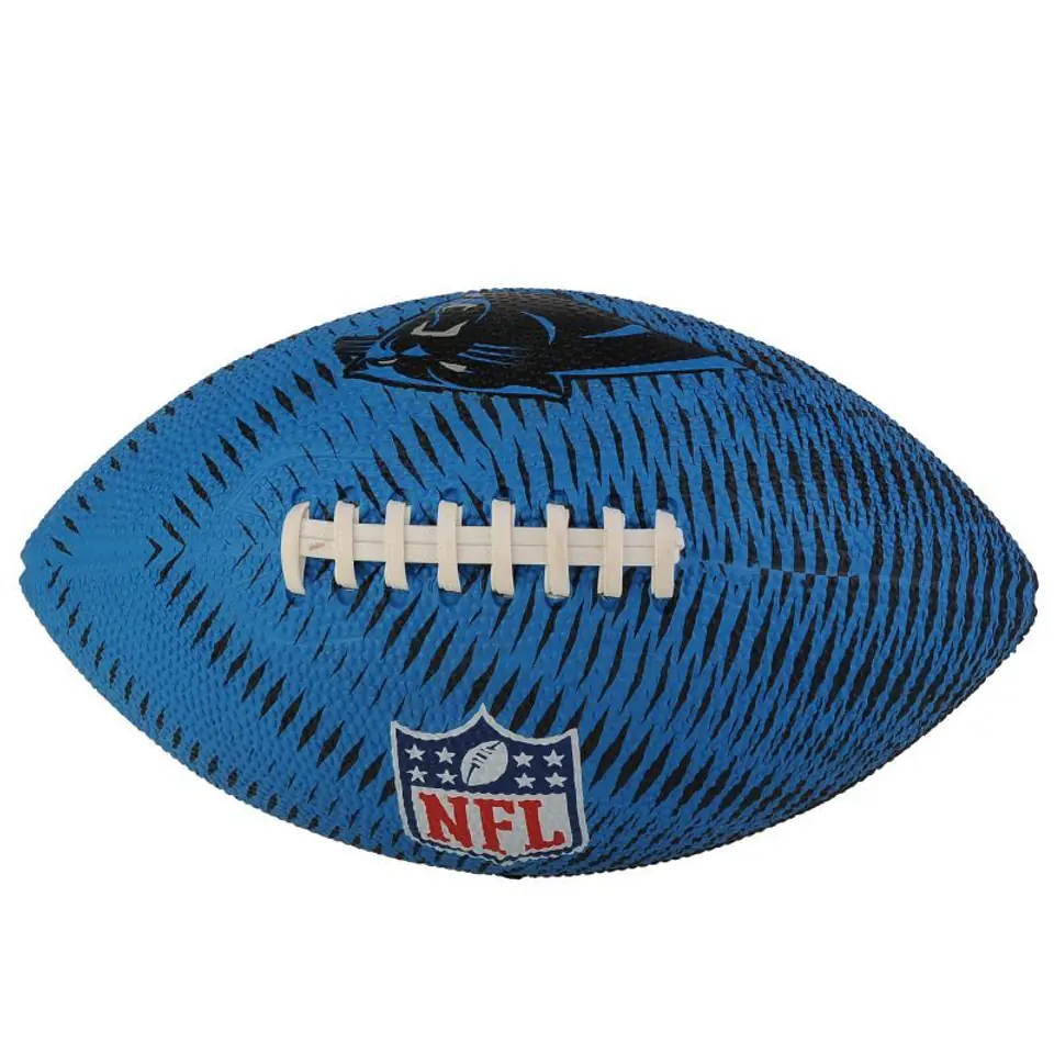 ⁨Piłka Wilson NFL Team Tailgate Carolina Panthers Jr Ball (kolor Niebieski, rozmiar 7)⁩ w sklepie Wasserman.eu