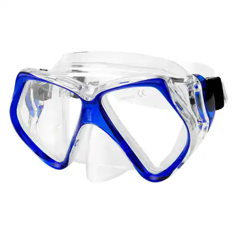 ⁨Maska do nurkowania Spokey PIKER (kolor Niebieski, rozmiar N/A)⁩ w sklepie Wasserman.eu