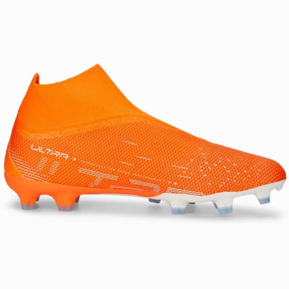 ⁨Buty piłkarskie Puma Ultra Match+ LL FG/AG M 107243 (kolor Pomarańczowy, rozmiar 44)⁩ w sklepie Wasserman.eu