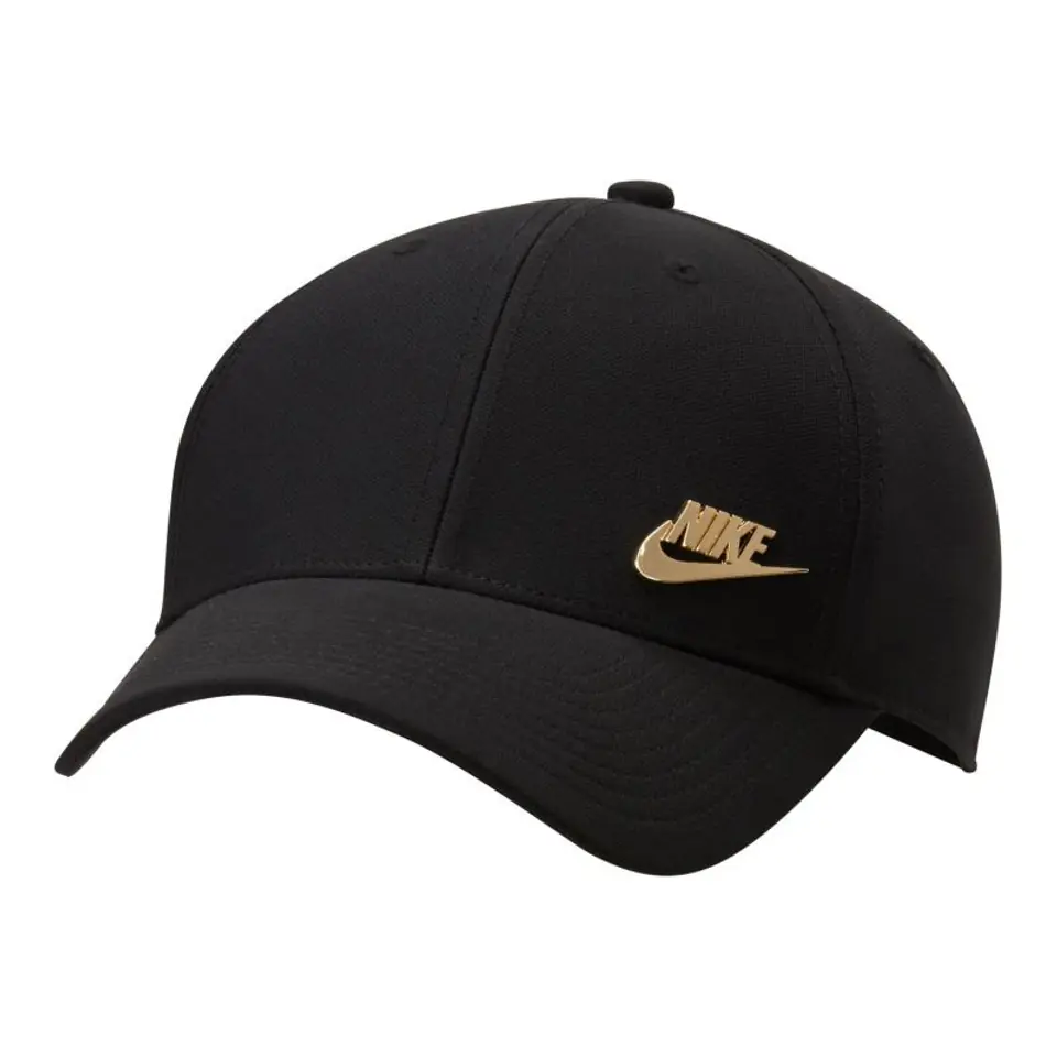 ⁨Czapka z daszkiem Nike Club Structured Metal Logo FB5371 (kolor Czarny, rozmiar L/XL)⁩ w sklepie Wasserman.eu