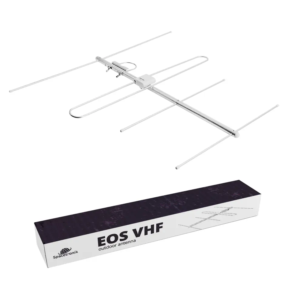 ⁨Antena DVB-T2 Spacetronik EOS VHF pol. H white⁩ w sklepie Wasserman.eu