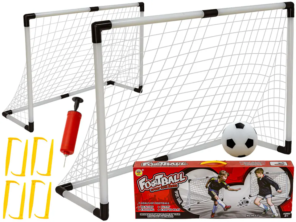 ⁨Football Goals 120x80cm Goal Set Ball⁩ at Wasserman.eu