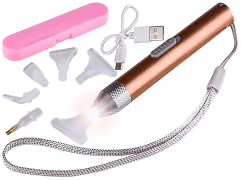 ⁨Podświetlany Długopis + Końcówki + Ładowarka USB, Akcesoria Do Diamond Painting, Haft Diamentowy⁩ w sklepie Wasserman.eu
