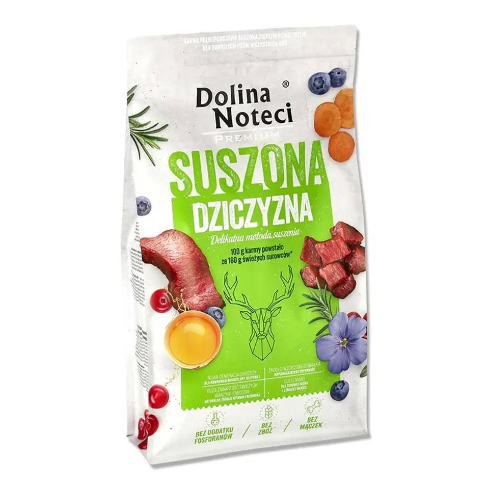 ⁨DOLINA NOTECI Premium venison - dried dog food - 9 kg⁩ at Wasserman.eu